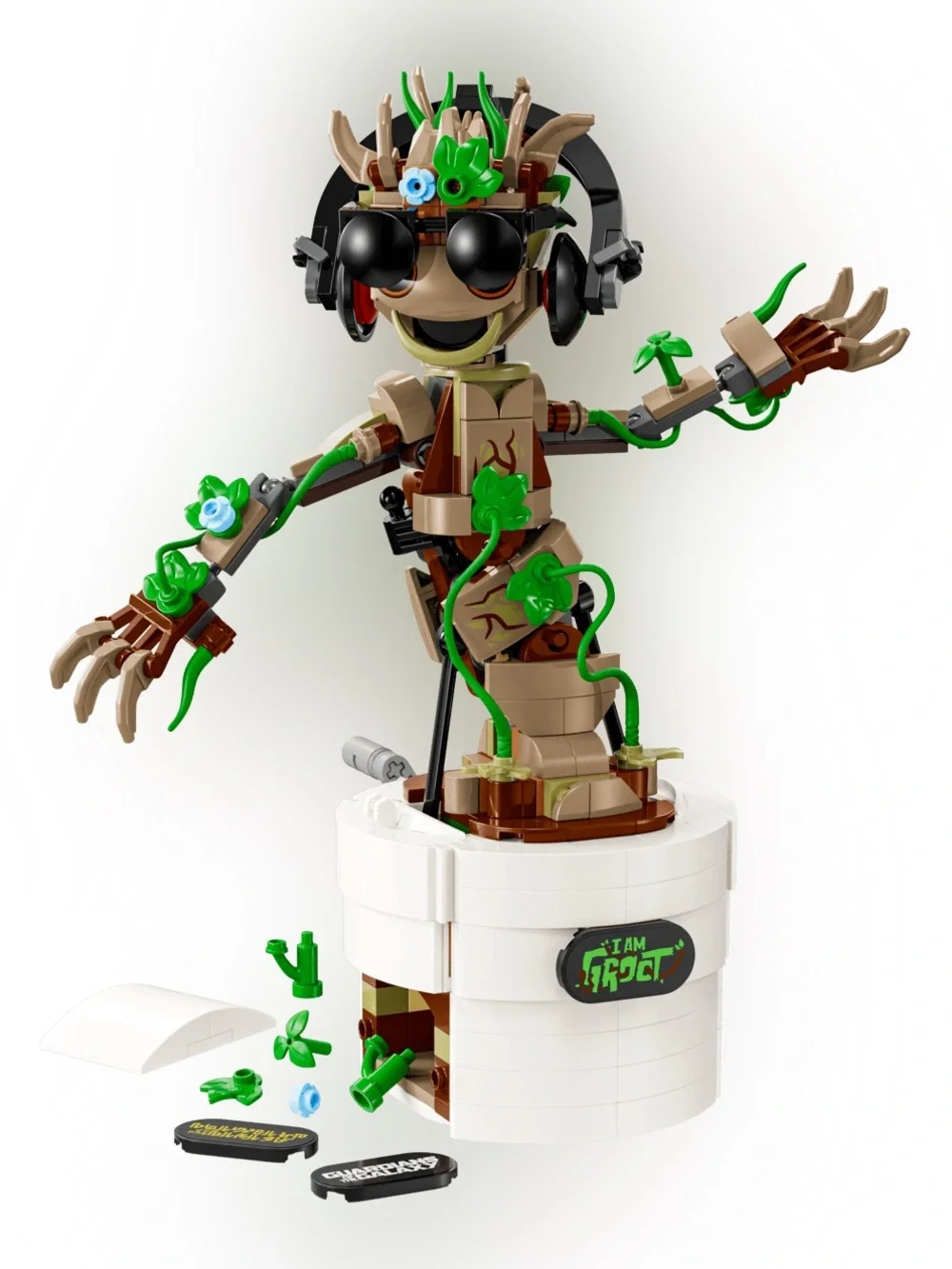 LEGO Marvel Dancing Groot Guardians of the Galaxy Interactive Set 76297